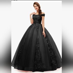 Black Ball Gown